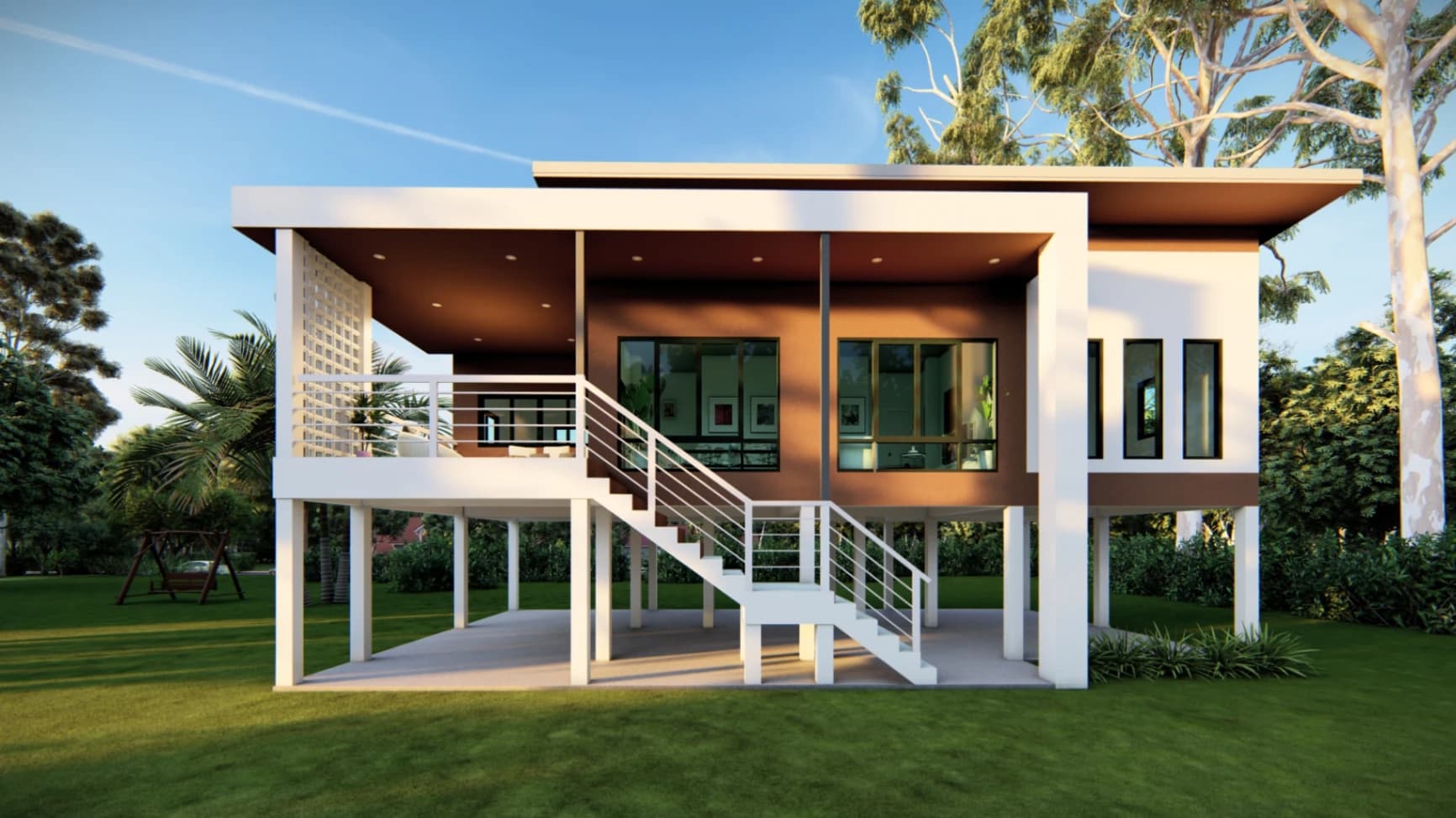 แบบบ้านสไตล์โมเดิร์น MP-EP10 โดย Mepatcs