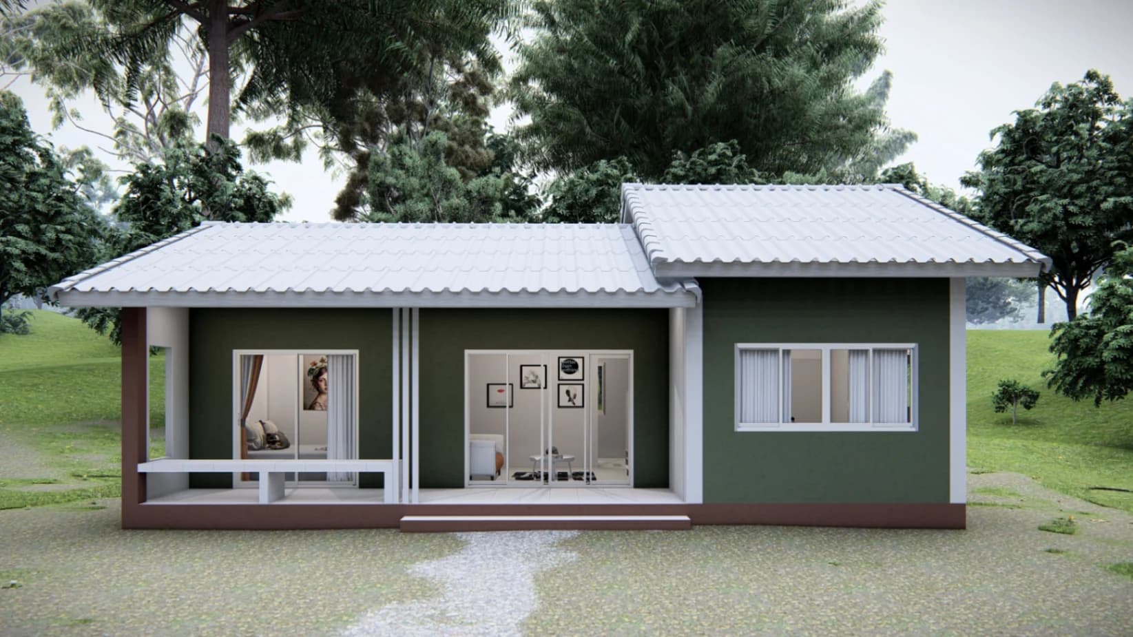 แบบบ้านสไตล์โมเดิร์น MP-EP11 โดย Mepatcs