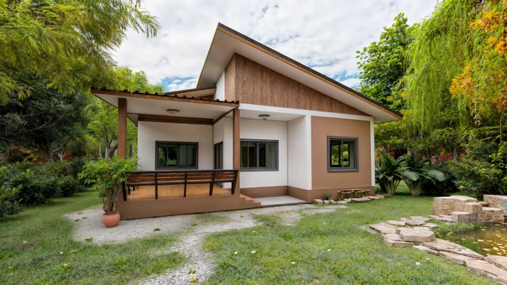 บ้านสไตล์โมเดิร์น 2 ชั้น