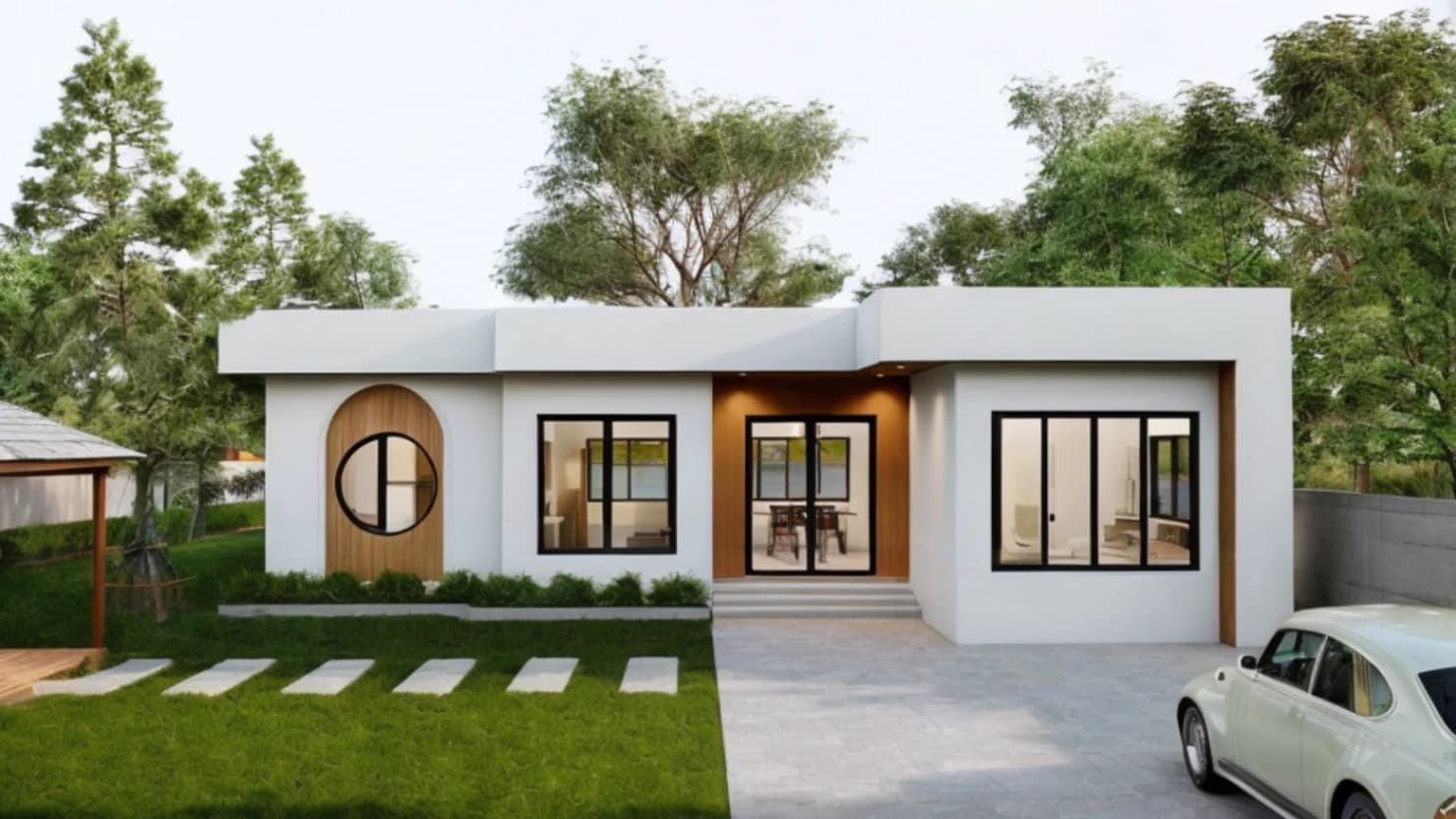 บ้านสไตล์โมเดิร์น 2 ชั้น